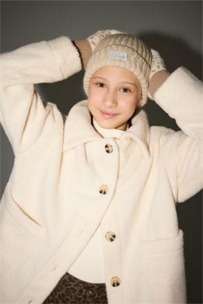 Girl Woven Label Beanie