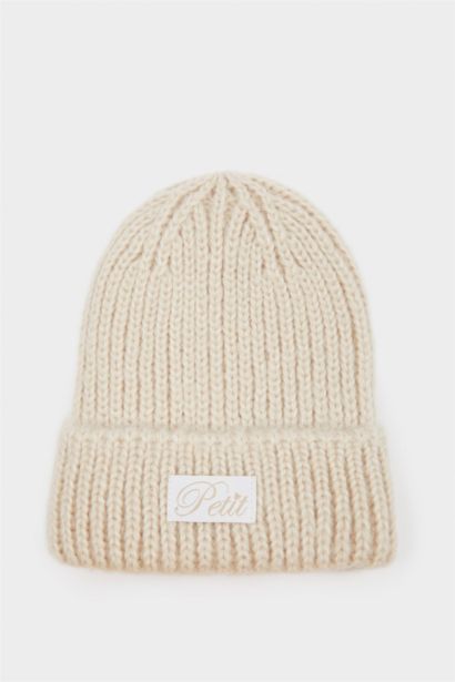 Girl Woven Label Beanie