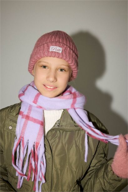 Girl Woven Label Beanie