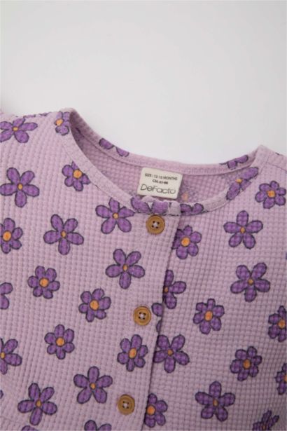 جمبسوت فلورال وافل من قطعتين