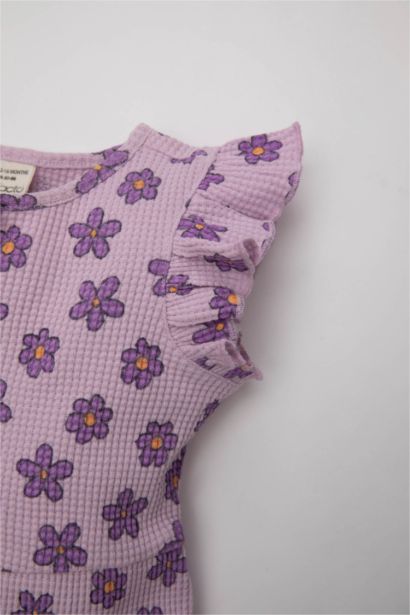 جمبسوت فلورال وافل من قطعتين