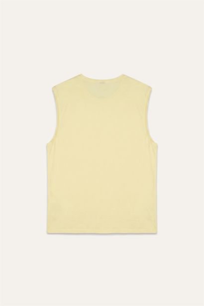 %100 Pamuk Boxy Fit Basic Atlet