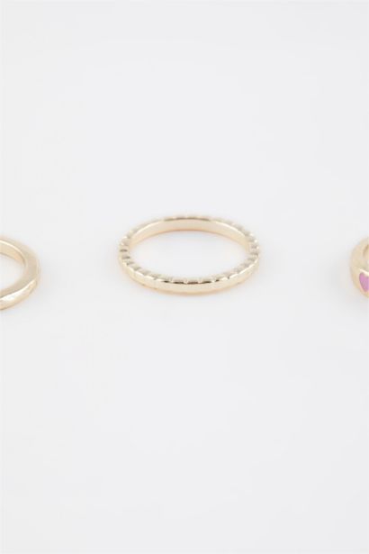 Kadın 3'lü Gold Yüzük
