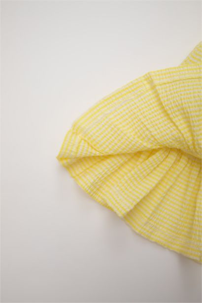 Baby Girl Striped Sleeveless Poplin Dress