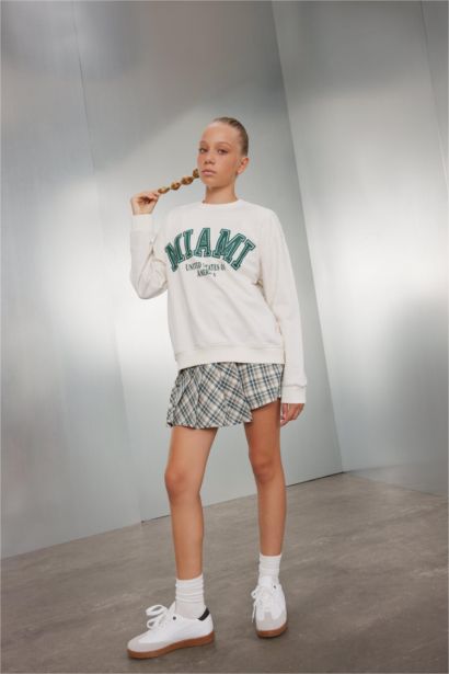 Girl Checkered Skort