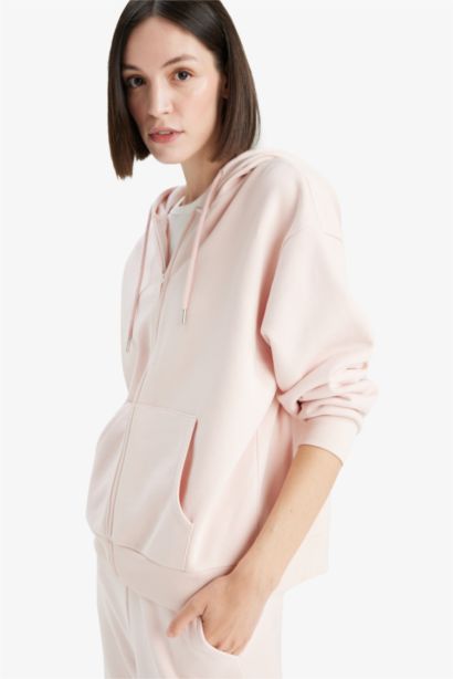 Свободный крой, толстовка с капюшоном, базовая, однотонная, из плотного материала