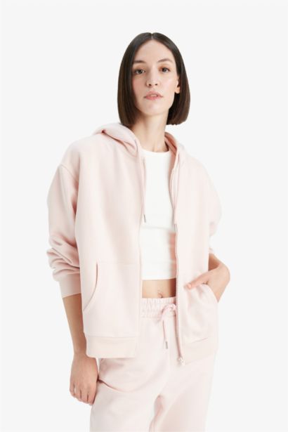 Свободный крой, толстовка с капюшоном, базовая, однотонная, из плотного материала