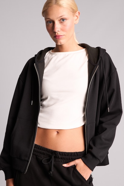 Cardigan Tissu Sweat Épais