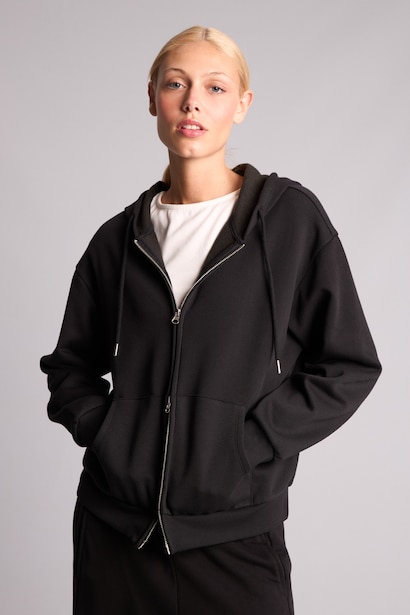 Cardigan Tissu Sweat Épais