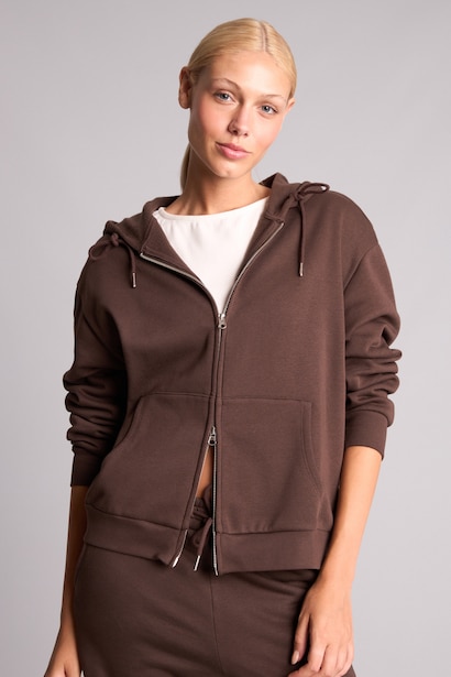 Sweat à capuche basique épais Coupe décontractée