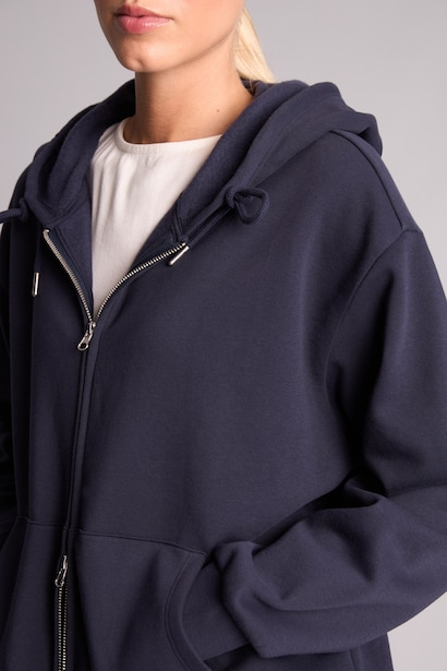Sweat à capuche basique épais Coupe décontractée