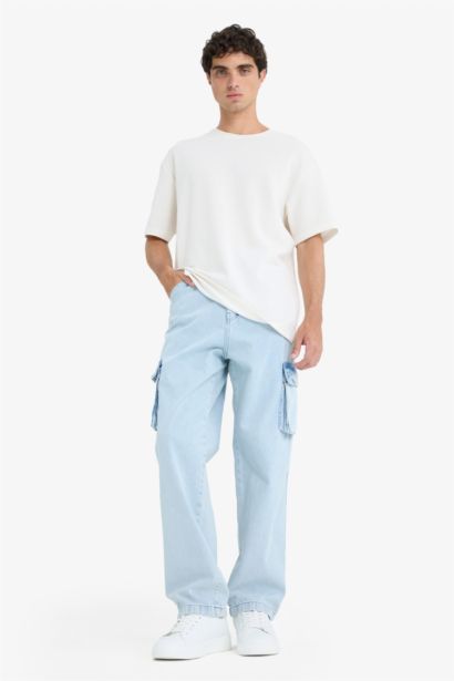 Baggy Fit Normal Waist Wide Leg Jeans