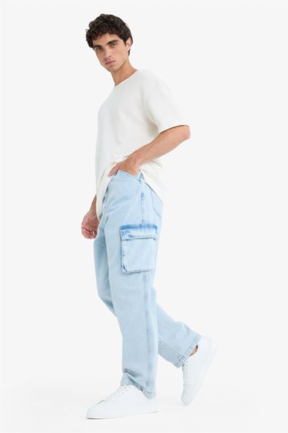 Baggy Fit Normal Waist Wide Leg Jeans