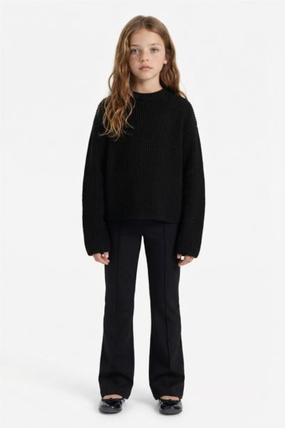 Legging patte d'éléphant longueur standard pour fille