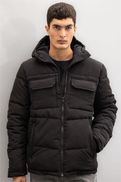 Zipper Puffer Jacket