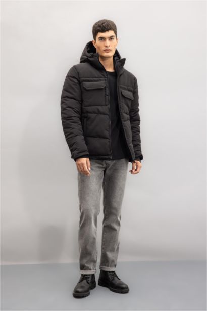 Zipper Puffer Jacket