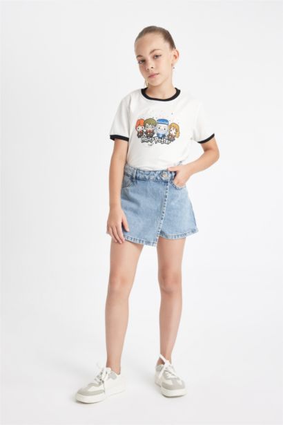 Girl Denim Skort