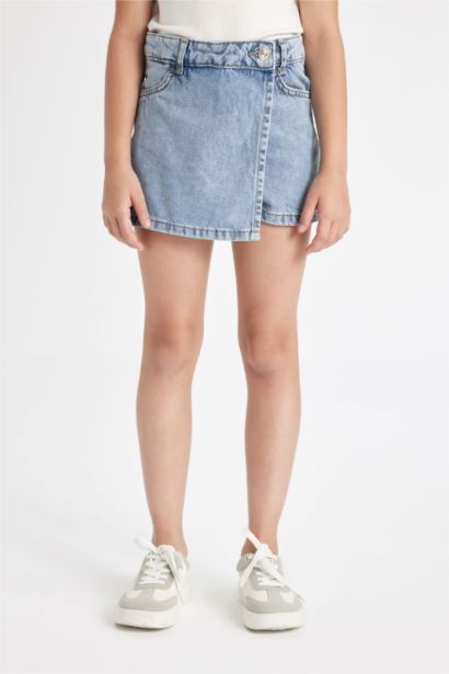 Girl Denim Skort