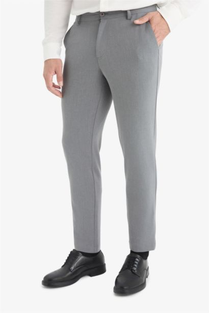 Tailored Fit Regular Hem with Pockets Trousers