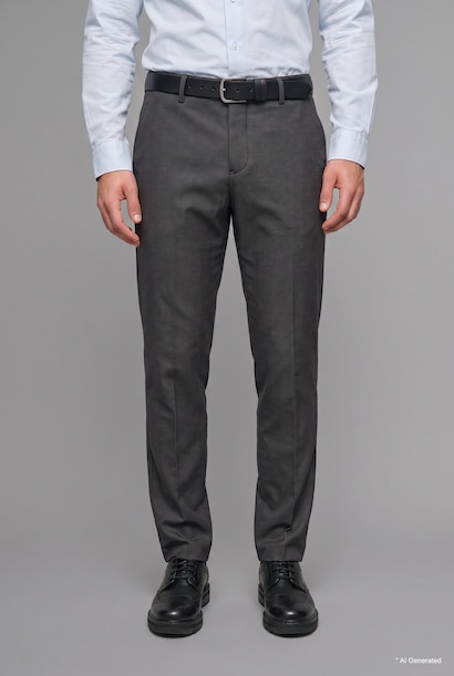 Taılored Fıt Düz Paça Pantolon