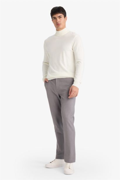 Tailored Fit Regular Leg Trousers