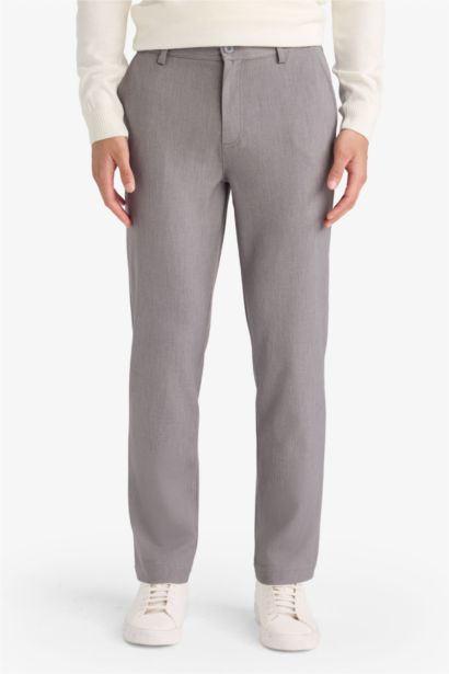 Tailored Fit Regular Leg Trousers