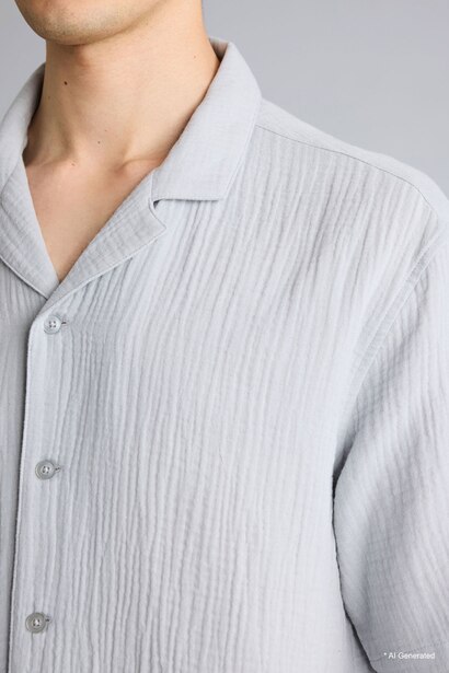 Relax Fit 100% Cotton Shirt