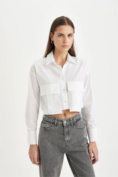 Cropped Fıt Gabardin