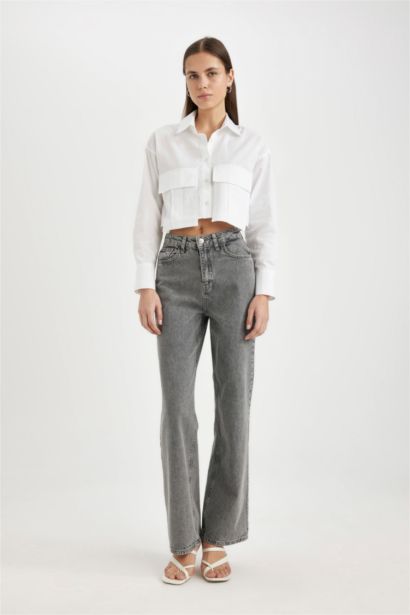Cropped Fıt Gabardin