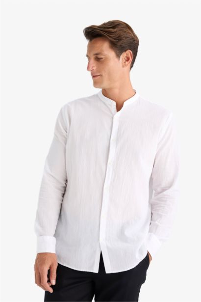 Regular Fit Cotton Long Sleeve Shirt