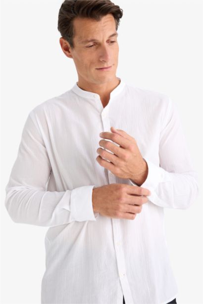 Regular Fit Cotton Long Sleeve Shirt
