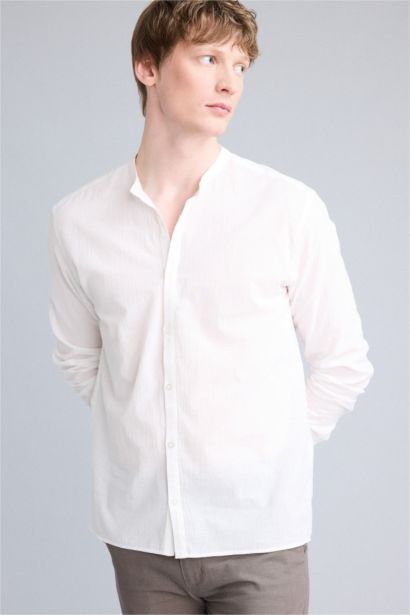 Regular Fit Cotton Long Sleeve Shirt