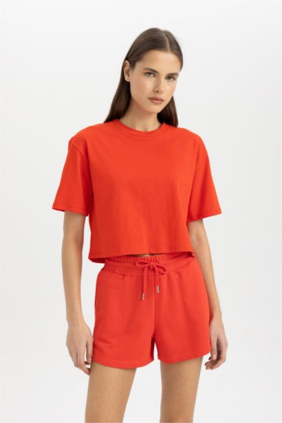 Regular Fit Normal Waist Regular Hem Bermuda