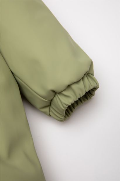 Baby Boy Waterproof Hooded Zip-Up Jumpsuit Jacket