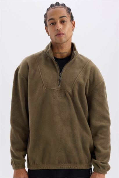 Comfort Fit Printed Long Sleeve Sweatshirt