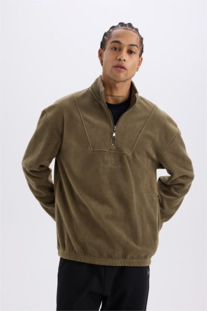 Comfort Fit Printed Long Sleeve Sweatshirt