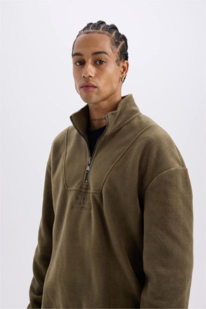 Comfort Fit Printed Long Sleeve Sweatshirt