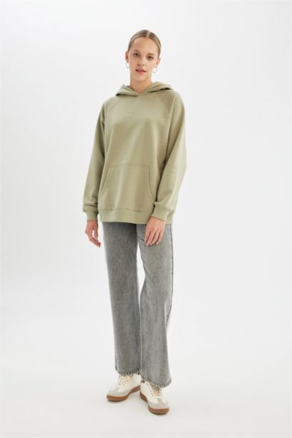 үлкен пішім бас киімді Свитер