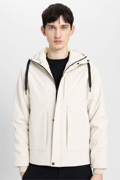 Regular Fit Hooded Jacket