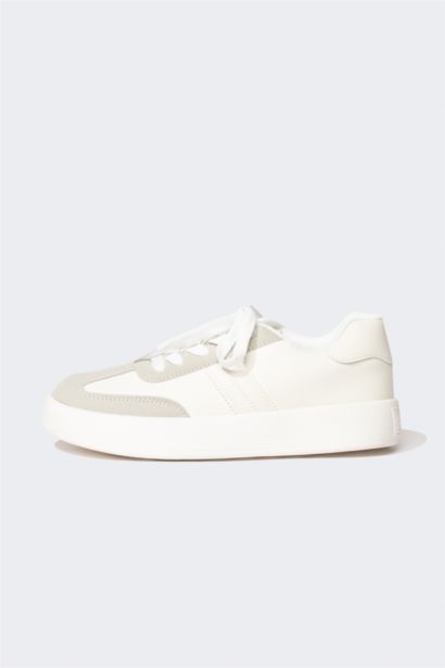 Girl Faux Leather High Sole Sport shoes