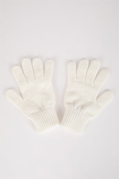 Ensemble écharpe, bonnet et gants en tricot pour Fille