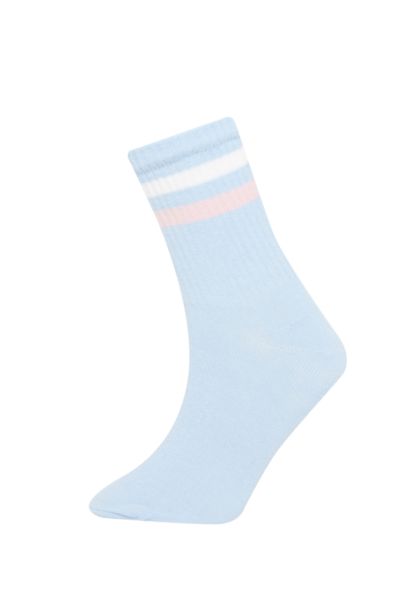 Длинные носки из хлопка для девочек, 3 пары