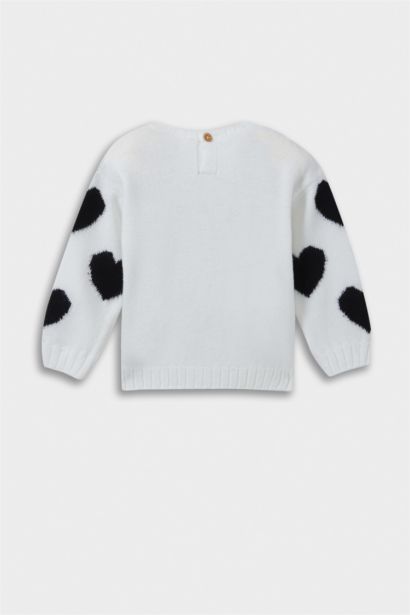 Baby Girl Regular Fit Crew Neck Pullover