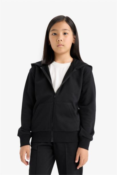 Girl Basic Zip-Up Hoodie