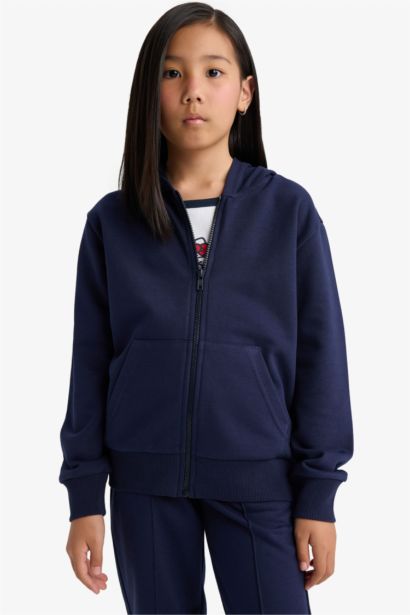 Girl Basic Zip-Up Hoodie