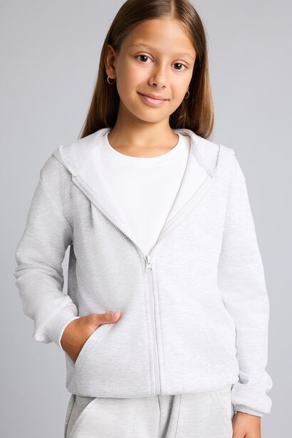 Basic Sweat Hırka Kız Çocuk