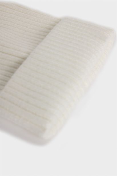 Baby Girl Eared Knitted Beanie