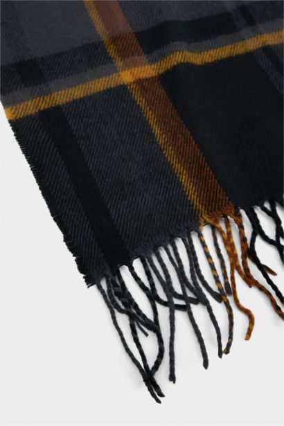 Boy Plaid Woven Scarf