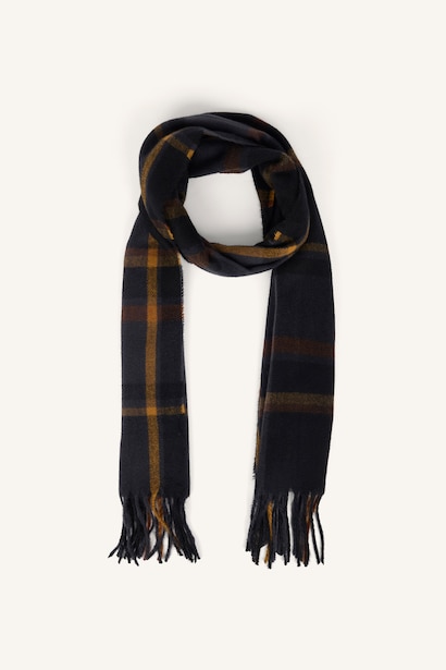Man Plaid Scarf