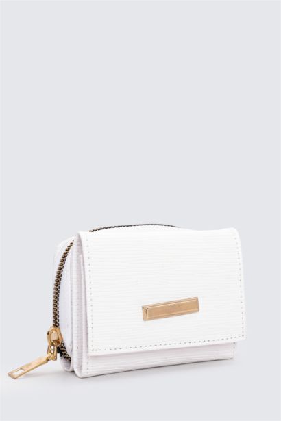 Woman Faux Leather Card Holder